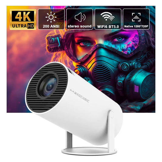 4K Mini-Projector with Android 11 Home Cinema Outdoor portable